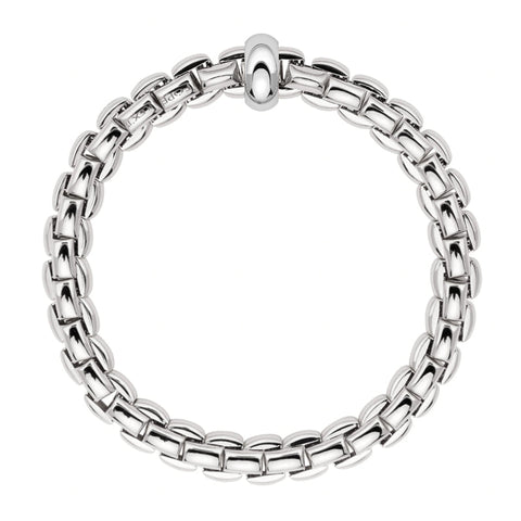 Fope Eka 18ct White Gold Bracelet, 607B.