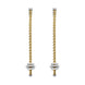 Fope Eka 18ct Yellow Gold 0.30ct Diamond Drop Earrings, OR754/BBR.