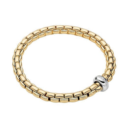 Fope Eka Anniversario 18ct Yellow Gold 0.13ct Diamond Bracelet, 707B BBR.