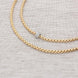 Fope Eka Tiny 18ct Rose Gold 0.19ct Diamond Necklace, 730C/PAVE.