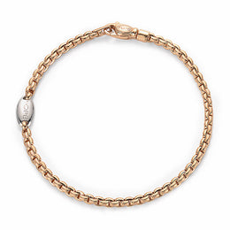 Fope Eka Tiny 18ct Rose Gold Bracelet. 730B.