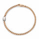 Fope Eka Tiny 18ct Rose Gold Bracelet. 730B.