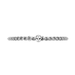 Fope Eka Tiny 18ct White Gold 0.07ct Diamond Bracelet, 733B/BBR.