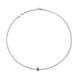Fope Eka Tiny 18ct White Gold 0.20ct Black Diamond Necklace, 730C PAVEN.