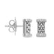 Fope Essentials 18ct White Gold Diamond Stud Earrings OR07/BBR
