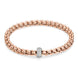 Fope Flex'It Eka 18ct Rose Gold 0.37ct Diamond Bracelet. 721B PAVE.