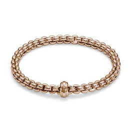 Fope Flex'It Eka 18ct Rose Gold Bracelet. 721B.