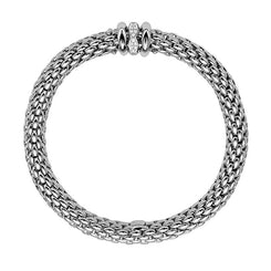 Fope Love Nest 18ct White Gold 0.19ct Diamond Bracelet, 451B/BBR.