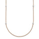 Fope Flex'It Prima 18ct RoseGold 1.24ct Diamond 80cm Necklace. 744C PAVE 80. 