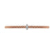 Fope Flex'it Prima 18ct Rose Gold 0.18ct Diamond Bracelet, 745B/BBR.