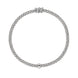 Fope Flex'it Prima 18ct White Gold 0.20ct Diamond Bracelet, 748B/BBR.