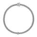 Fope Flex'it Prima 18ct White Gold 0.31ct Diamond Bracelet, 744B PAVE.