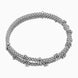 Fope Flex'it Prima 18ct White Gold 0.37ct Diamond Two Row Bracelet, 747B-2F BBR.