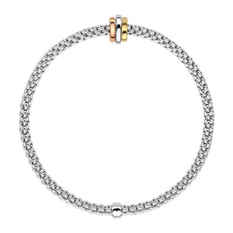Fope Flex'it Prima 18ct White Gold Bracelet, 744B.