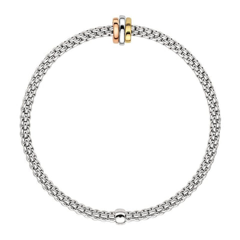 Fope Flex'it Prima 18ct White Gold Bracelet, 744B.