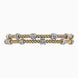 Fope Flex'it Prima 18ct Yellow Gold 0.37ct Diamond Two Row Bracelet, 747B-2F BBR.