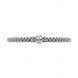 Fope Flex'it Solo 18ct White Gold 0.10ct Diamond Bracelet, 634B/BBR.