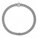 Fope Flex'it Solo 18ct White Gold 0.29ct Diamond Bracelet, 634B/PAVE.