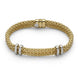 Fope Maori 18ct Yellow Gold 0.18ct Diamond Bracelet, 862B/BBR.