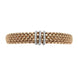Fope Panorama 18ct Rose Gold 0.23ct Diamond Rondelle Bracelet, 587B PAVE.