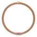 Fope Panorama 18ct Rose Gold 0.30ct Diamond Rondelle Necklace 588C BBR