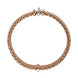 Fope Panorama 18ct Rose Gold Mixed Rondelle Bracelet, 587BM.