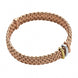 Fope Panorama 18ct Rose Gold Mixed Rondelle Bracelet, 587BM.