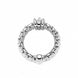 Fope Panorama 18ct White Gold 0.08ct Diamond Rondelle Ring, AN587 BBR.