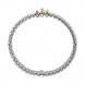 Fope Panorama 18ct White Gold Mixed Rondelle Bracelet, 587BM.