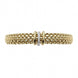 Fope Panorama 18ct Yellow Gold 0.08ct Diamond Mixed Rondelle Bracelet, 587B BBR.