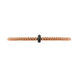 Fope Prima 18ct Rose Gold 0.20ct Black Diamond Bracelet, 745B/BBRN.