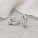Fope Prima 18ct White Gold 0.08ct Diamond Earrings, OR746/BBR.