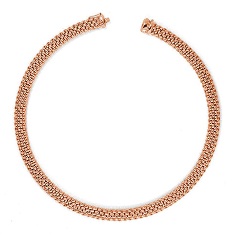 Fope Profili 18ct Rose Gold Necklace, 590C.