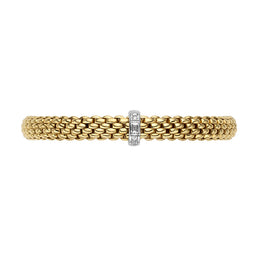 Fope Vendome 18ct Yellow Gold 0.24ct Diamond Bracelet, 583B/BBR.