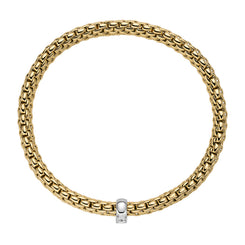 Fope Vendome 18ct Yellow Gold 0.35ct Diamond Bracelet, 584B/BBR