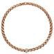 Fope Eka 18ct Rose Gold 0.58ct Diamond Necklace, 607C/PAVE.
