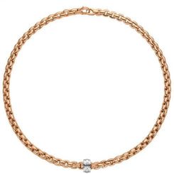 Fope Eka 18ct Rose Gold Necklace, 604C.