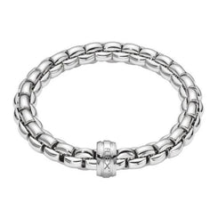 Fope Eka 18ct White Gold Bracelet, 604B.