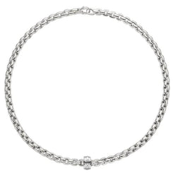 Fope Eka 18ct White Gold Necklace, 604C.