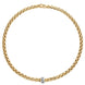 Fope Eka 18ct Yellow Gold 0.21ct Diamond Necklace, 604C/BBR.