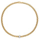 Fope Eka 18ct Yellow Gold 0.63ct Diamond Necklace, 604C/PAVE.