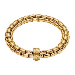Fope Eka 18ct Yellow Gold Bracelet, 604B.