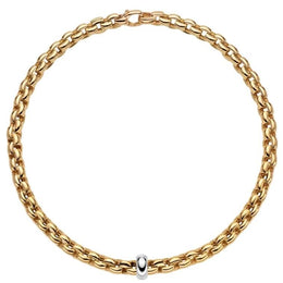 Fope Eka 18ct Yellow Gold Necklace, 607B.