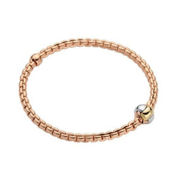 Fope Eka Tiny 18ct Rose Gold Bracelet, 738B.
