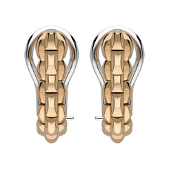 Fope Eka Tiny 18ct Rose Gold Hoop Earrings OR730