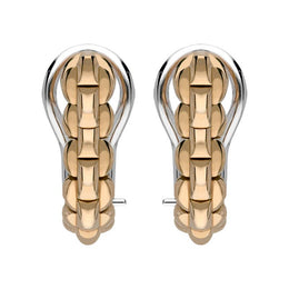 Fope Eka Tiny 18ct Rose Gold Hoop Earrings OR730