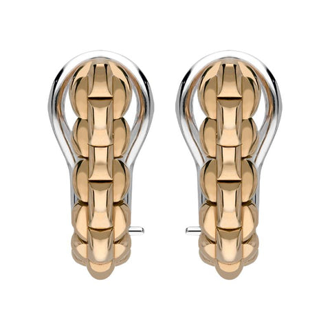 Fope Eka Tiny 18ct Rose Gold Hoop Earrings OR730