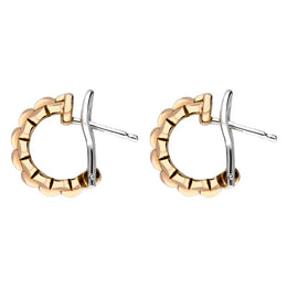 Fope Eka Tiny 18ct Rose Gold Hoop Earrings OR730