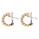 Fope Eka Tiny 18ct Rose Gold Hoop Earrings OR730
