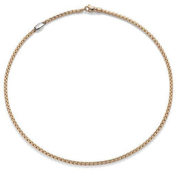 Fope Eka Tiny 18ct Rose Gold Necklace, 730C.